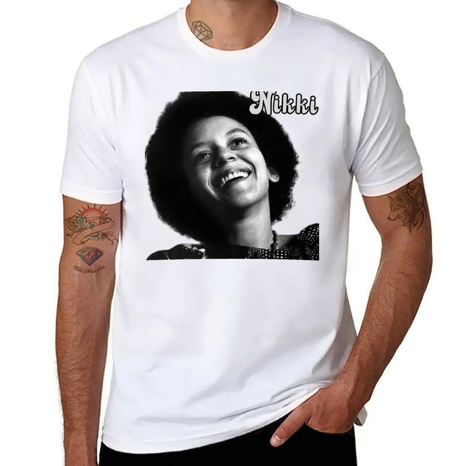 

shirt 100 t Nikki T-Shirt cotton man t t percent for Giovanni oversize man shirt graphic anime shirts