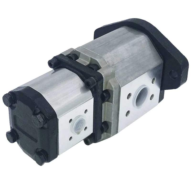 Latest Design Double Hydraulic Pump 2 Stage Tractor Oil Tandem Rexroth Hydraulic Gear Pump