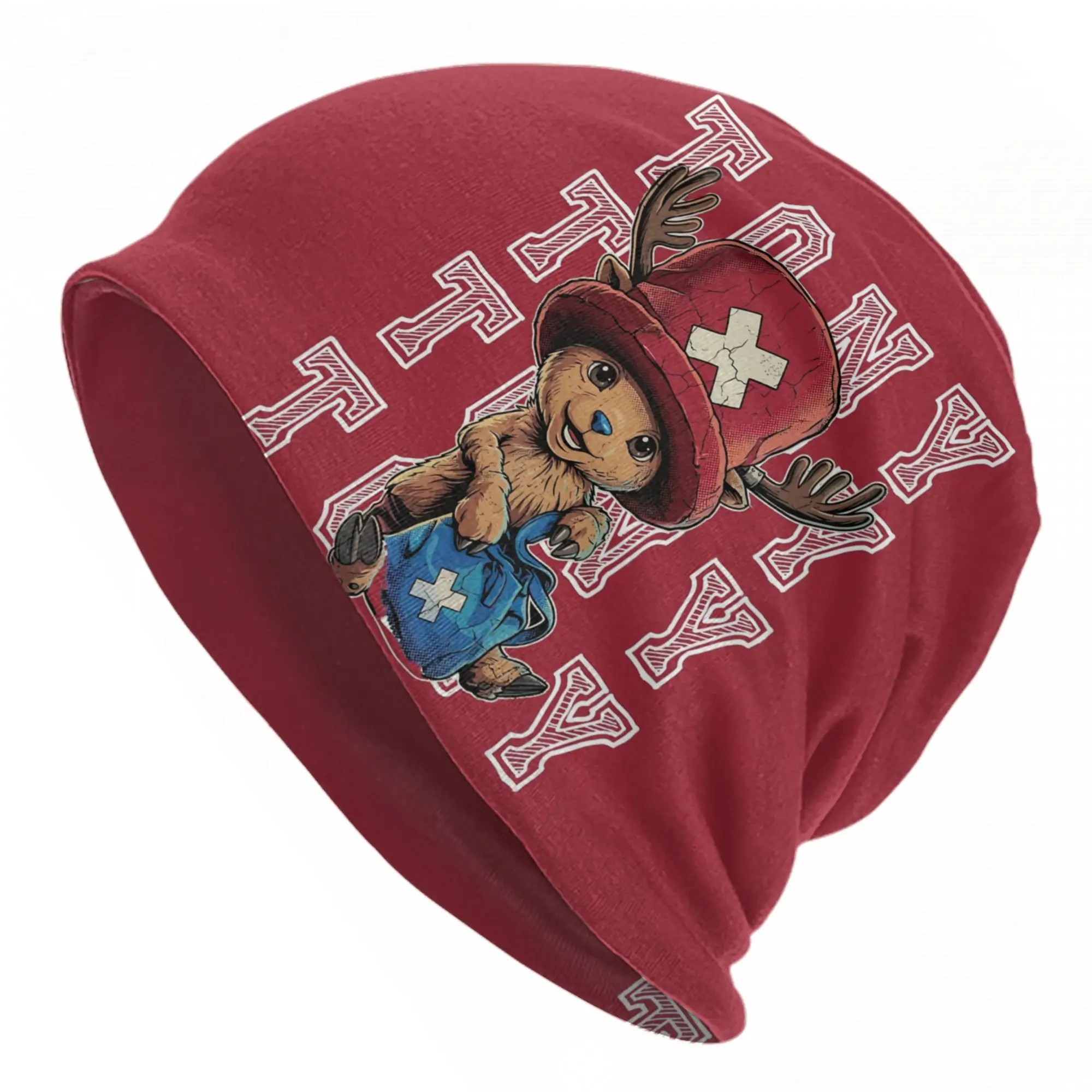 cute reindeer doctor Tony Tony Chopper Skullies Beanies Hats One Piece Hip Hop Unisex Outdoor Cap Warm Dual-use Bonnet Hat