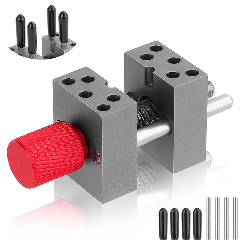 AAAN-Metal Handy Mini Vise Clamp,Universal Drill-Press Vice Grip With 10X Alternative Holes For Scale Model Hobby