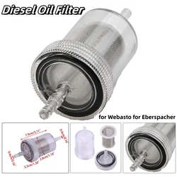 4mm Diesel In-Line Fuel Filter Kit Plastic Diesel Oil Filter For Webasto For Eberspacher Air Heater Diesel Set Car Accessories