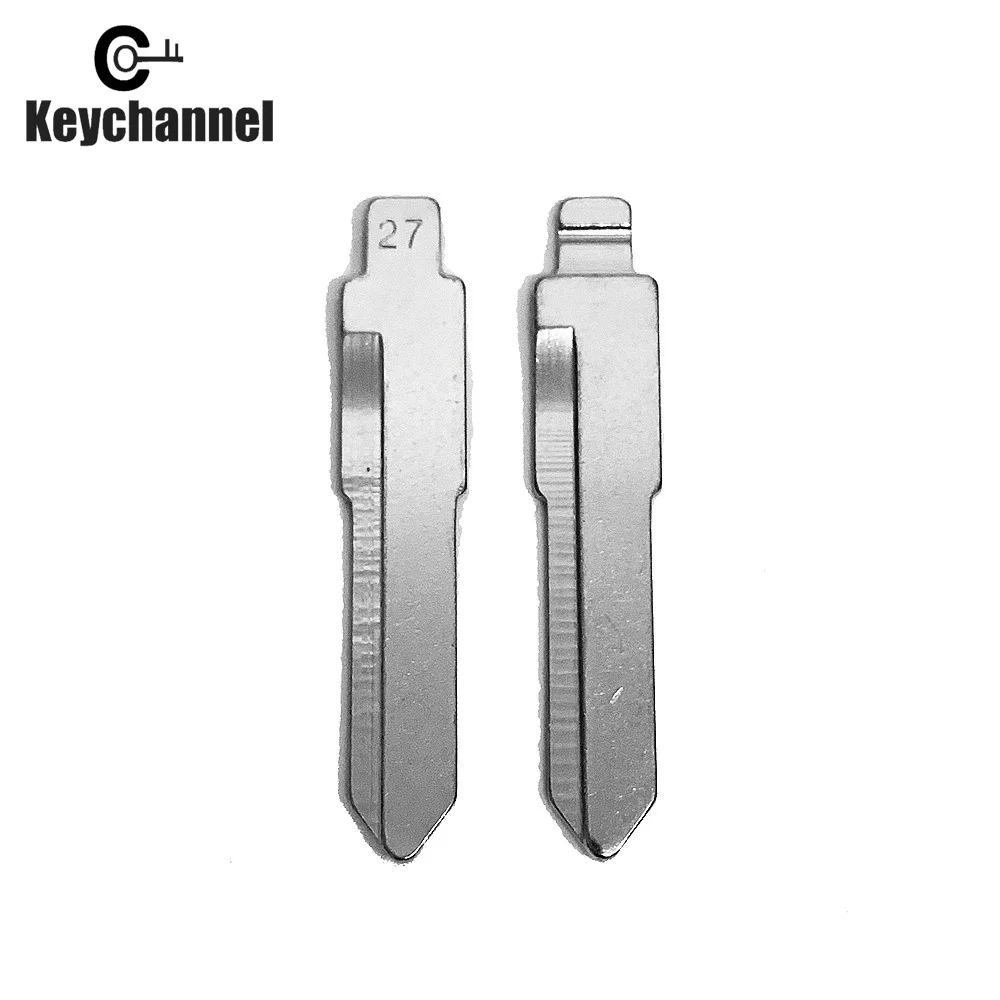 10pcs MAZ24 Car Key Blank 27# KD Key Blade MZA24R Blade for Mazda 2/3/6/323/626/MX5/RX7/RX for KD KEYDIY VVDI Xhorse Flip Remote