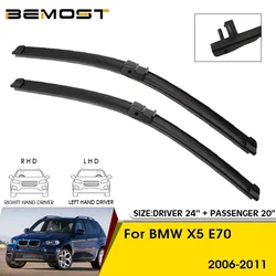 Car Wiper Blades For BMW X5 E70 2006-2011 Windshield Windscreen Front Window Blades 24