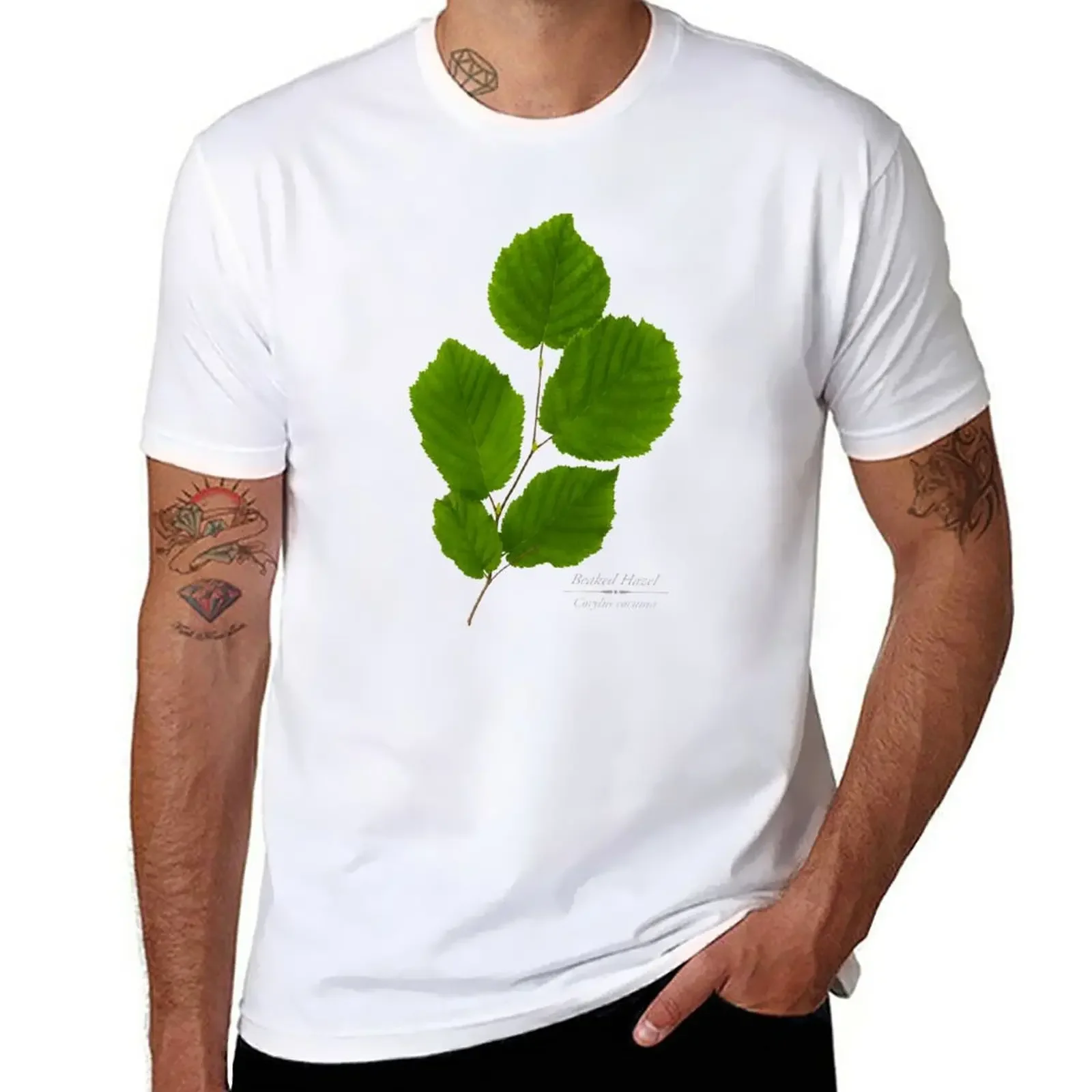 Beaked Hazel Tree T-Shirt Blouse Short sleeve tee mens graphic t-shirts pack