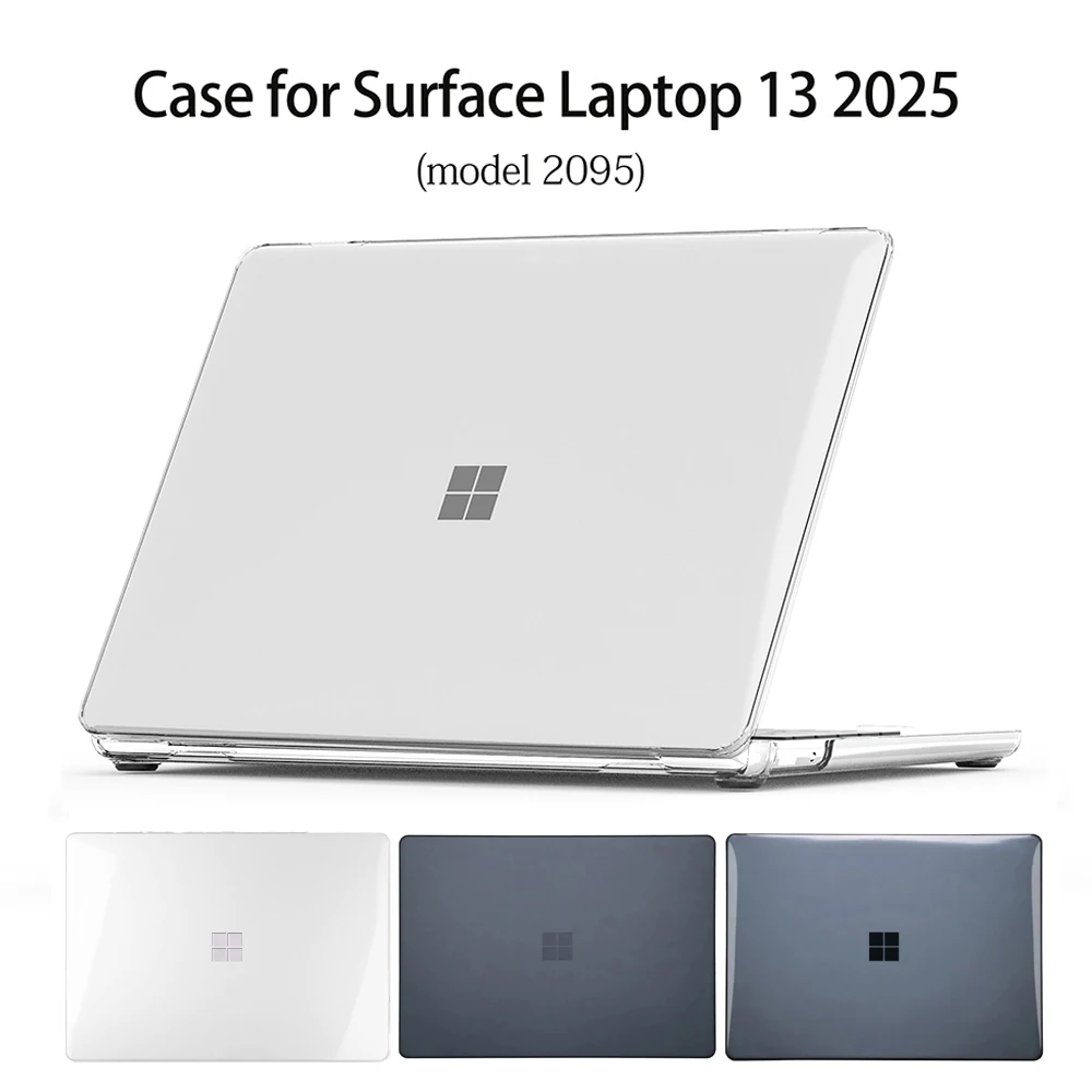 Laptop Case for 2025 Microsoft Surface Laptop 13 Inch Model 2095 Heat Dissipation Hard Cover Shell for Surface Laptop 13 2025