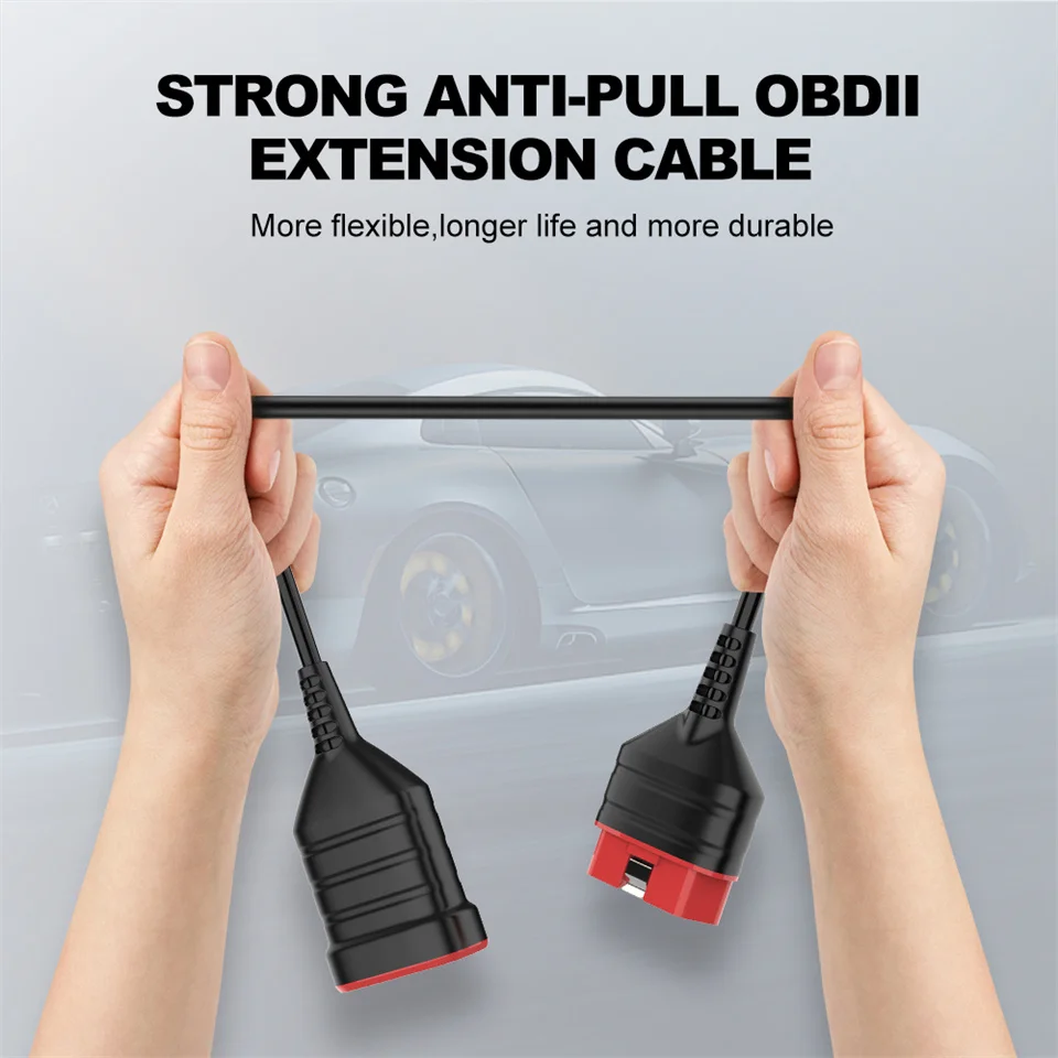 THINKCAR Thinkdiag OBD2  Extension Cable 16 Pin Male to Female OBDII Extend Cable For Car Diagnostic Extender Cord Adapter