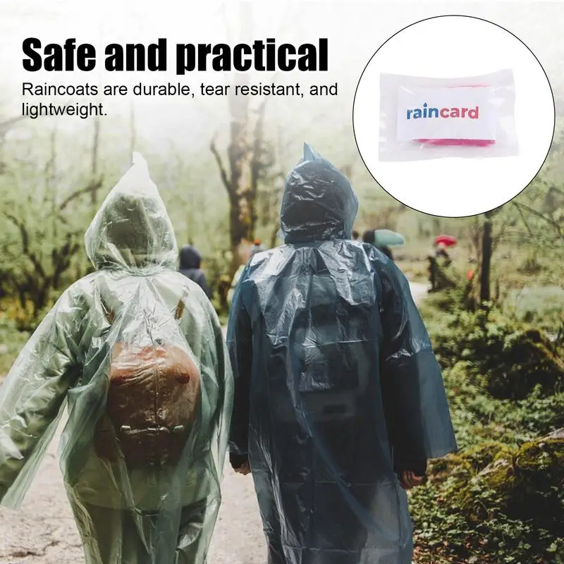 Lightweight Raincoat Portable Waterproof Lightweight Raincoat Packable Windproof Women Men Card Style For Hiking Climb