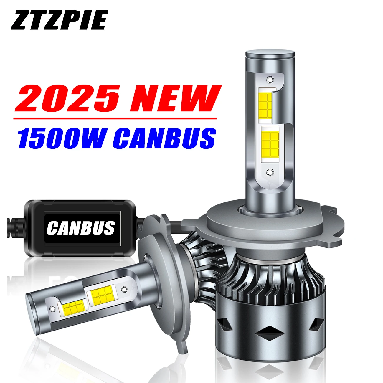 

ZTZPIE 1500W LED Car Fog Light Bulbs 800000LM 6000K Canbus Compatible 9005/HB3 9006/HB4 H1 H7 H4 H11 Headlight Lamp 12V