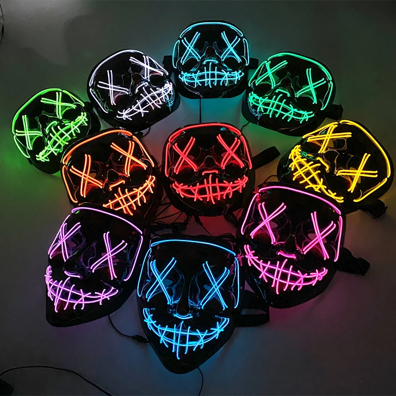 Trendy LED Licht Handschuhe Männer Frauen Glowing LED Handschuhe Bar Nachtclub Dance Show Liefert Leistung Zubehör Atmosphäre Requisiten – Detail 13