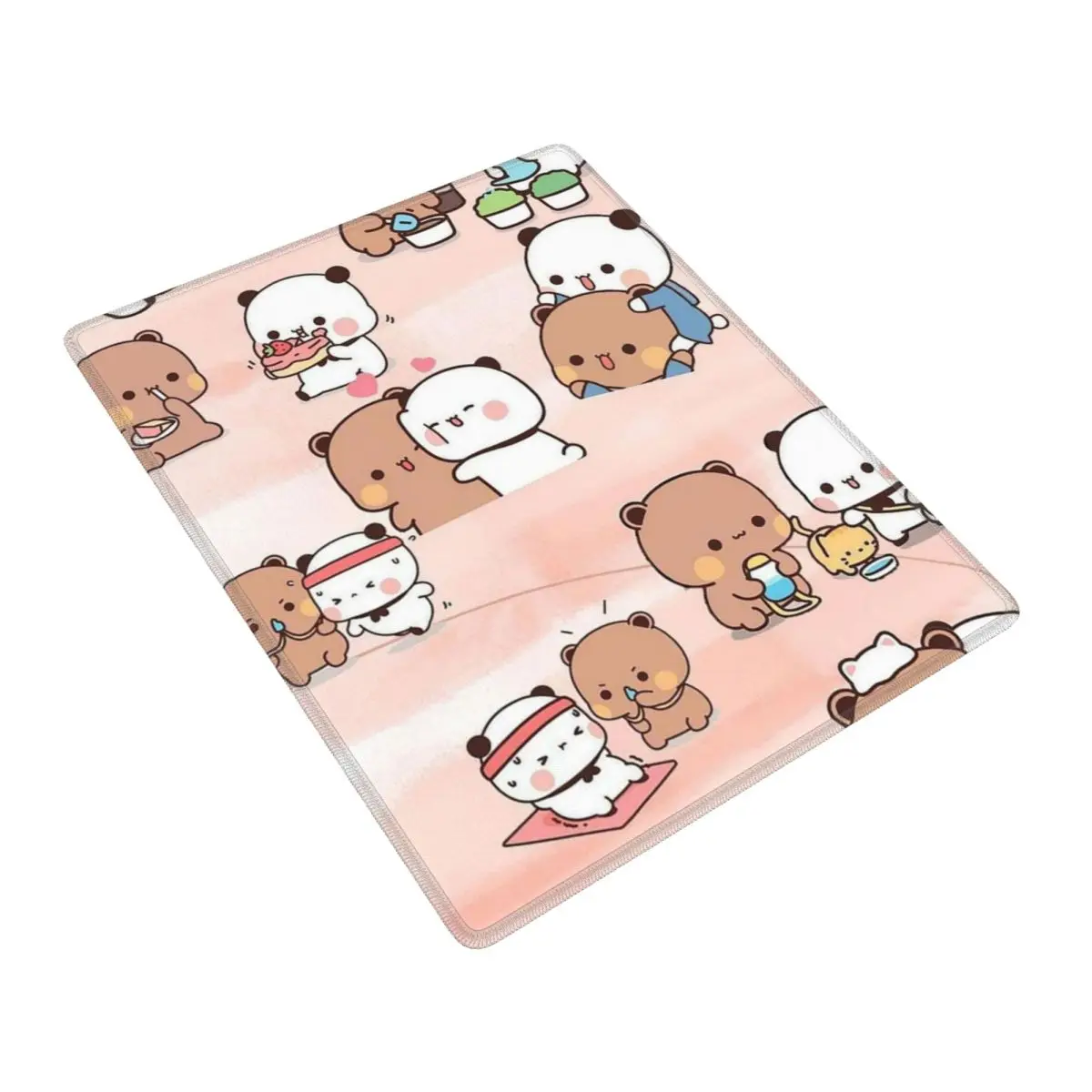 Bubu Dudu Panda Bears Cartoon Mouse Pad Gamer PC Laptop Mats Keyboard Computer Gaming Office Accessories Desk Mat