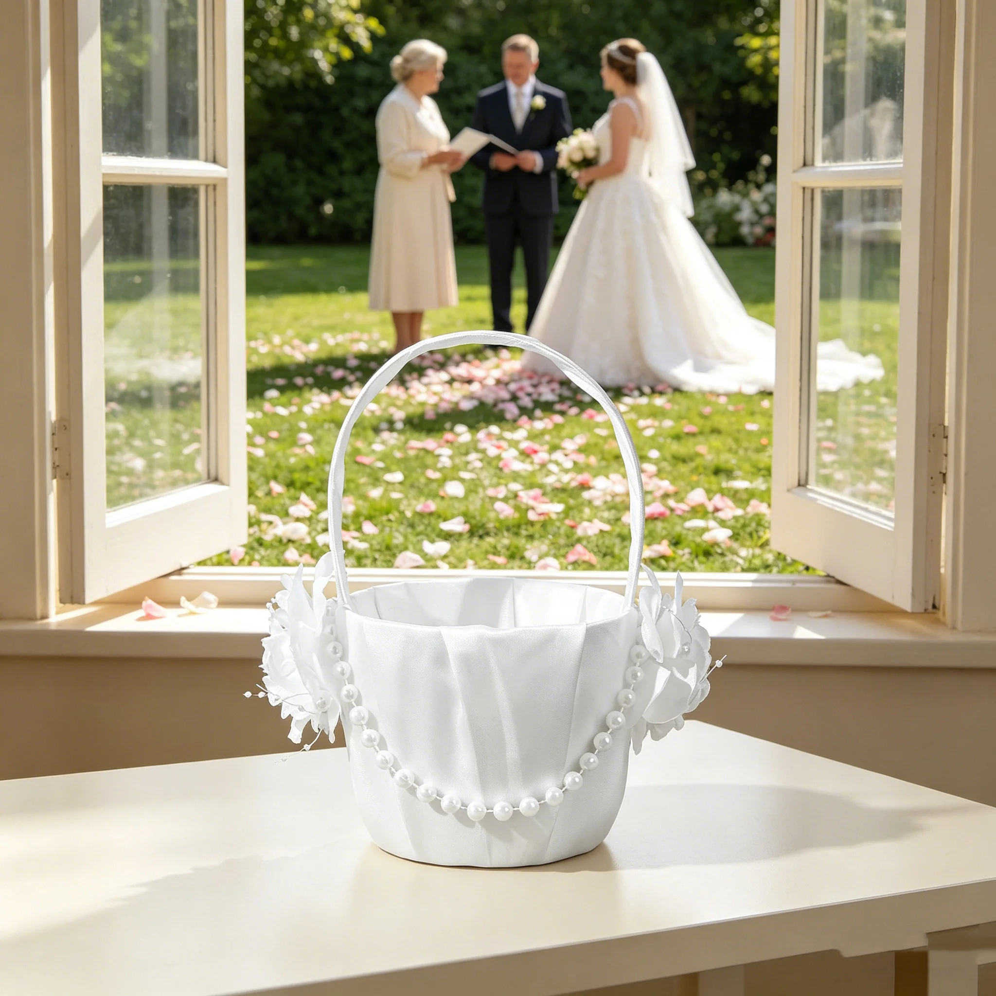Wedding Room Decor Flower Baskets Suitable for Gatherings And Meals with Family And Friends Decorative Flower Basket for Special