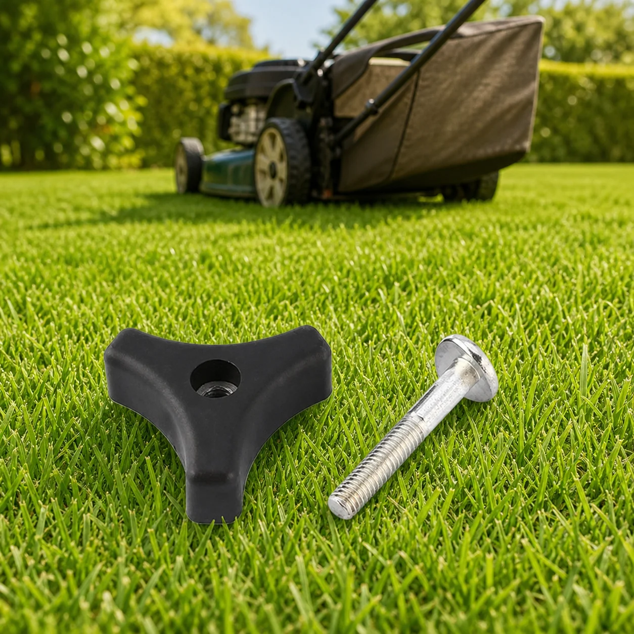 Garden Maintenance Lawn Mower Handle Screw Nut Kit Universal Push Mower Fastener Alloy Steel Anti-Rust Repair Parts Set