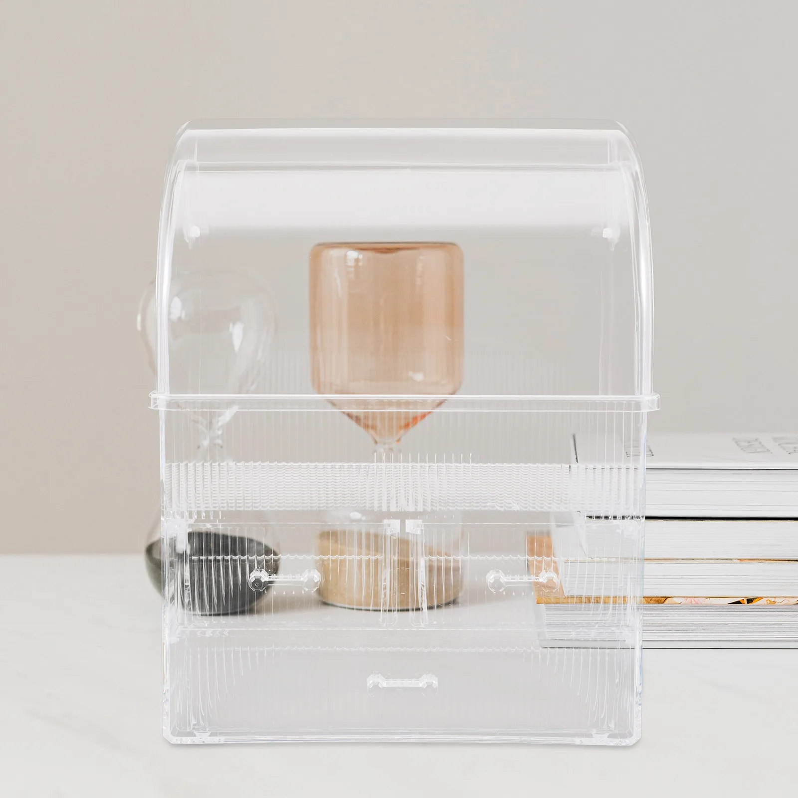 

Large Capacity Acrylic Makeup Organizer Desktop Storage Box Drawers Clear Makeup Organizer for Cosmetics Jewelry Accessories