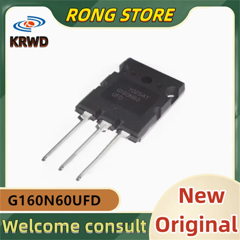 

5PCS G160N60 New and original G160N60UFD SGL160N60UFD 160A/600V TO-3PL TO-264