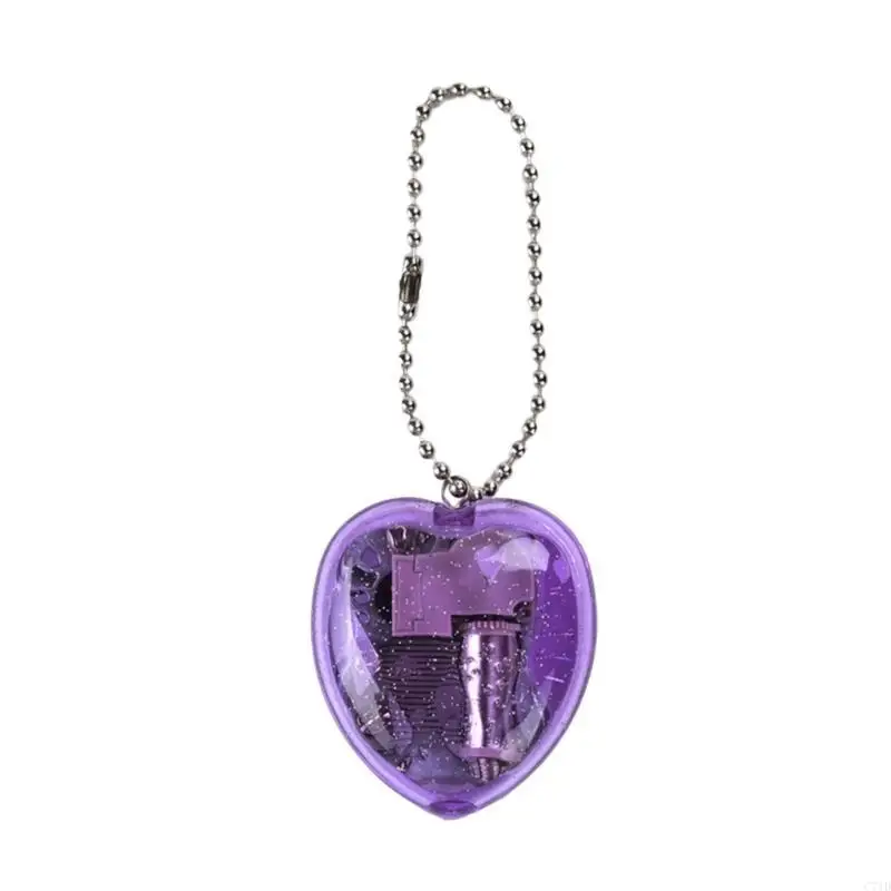  Delicate Heart Music Box Stylish Keychain Charm Exquisite Craftsmanship for Special Moment and Home Decoration