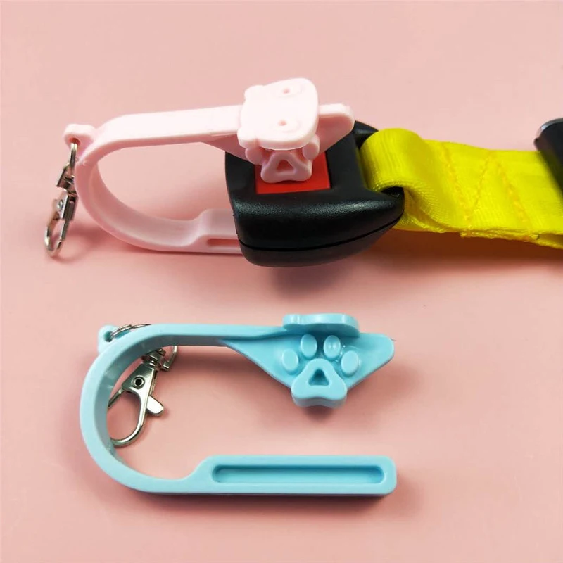 1 pezzo Sblocco cintura di sicurezza per bambini Portachiavi Sblocca portatile Puntelli Accessori per passeggino per auto Cinture di sicurezza per bambini premium Strumenti di sblocco