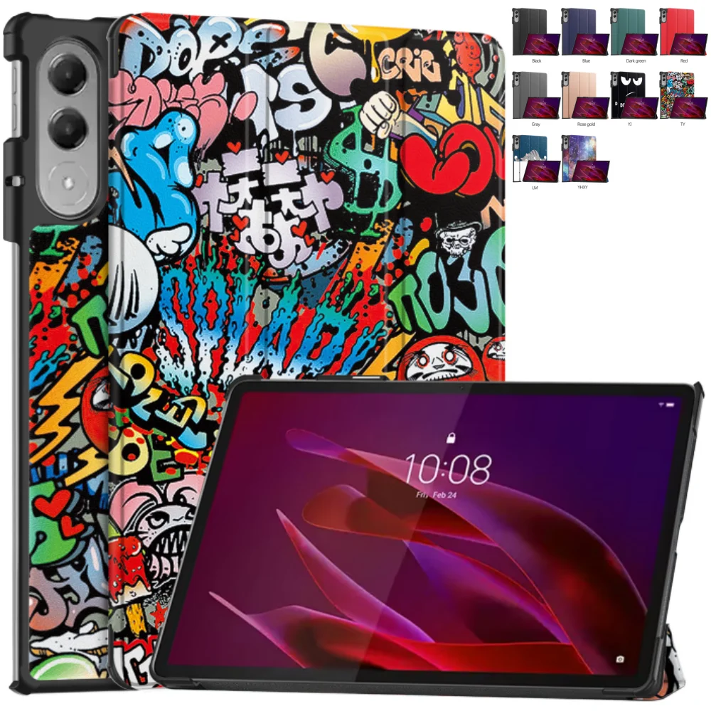 

Чехол для Lenovo Xiaoxin Pad Pro GT 11,1 дюйма TB710FU 22025 Yoga Tab 11,1 дюйма, тройной жесткий чехол с автоматическим пробуждением