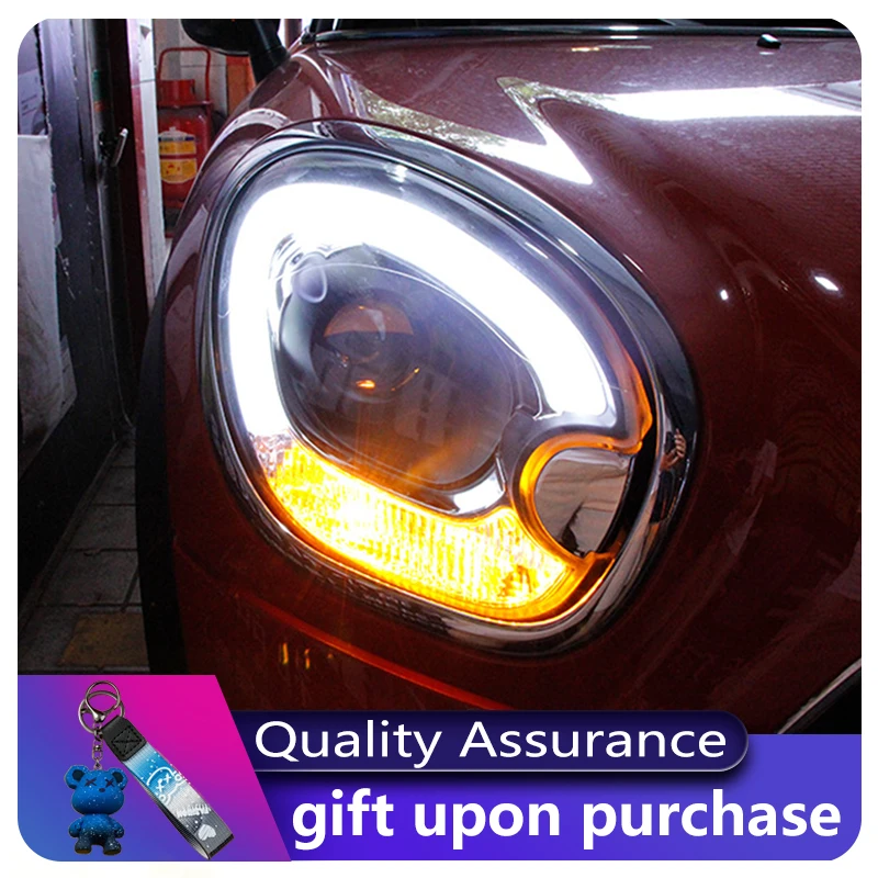 

LED Head Lamp LED Daytime Running Lights DRL Auto Styling Decoration Accessories For MINI Countryman R60 2007-2016