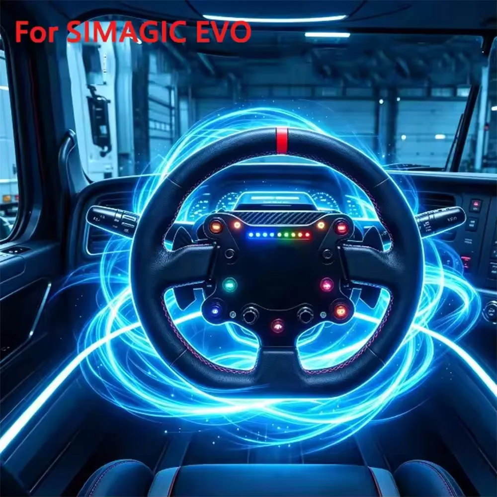 For SIMAGIC Alpha EVO Euro/American Truck Simulator Games Steering Wheel Key Start Turn signal wiper retrofit kit