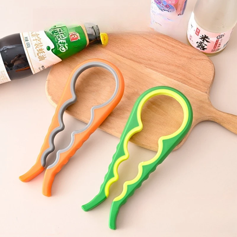 

1pc Universal Jar Opener, 4-in-1 Jar Opener, Perfect For Elderly, Arthritis, Limited Strength.for Restaurants/bars