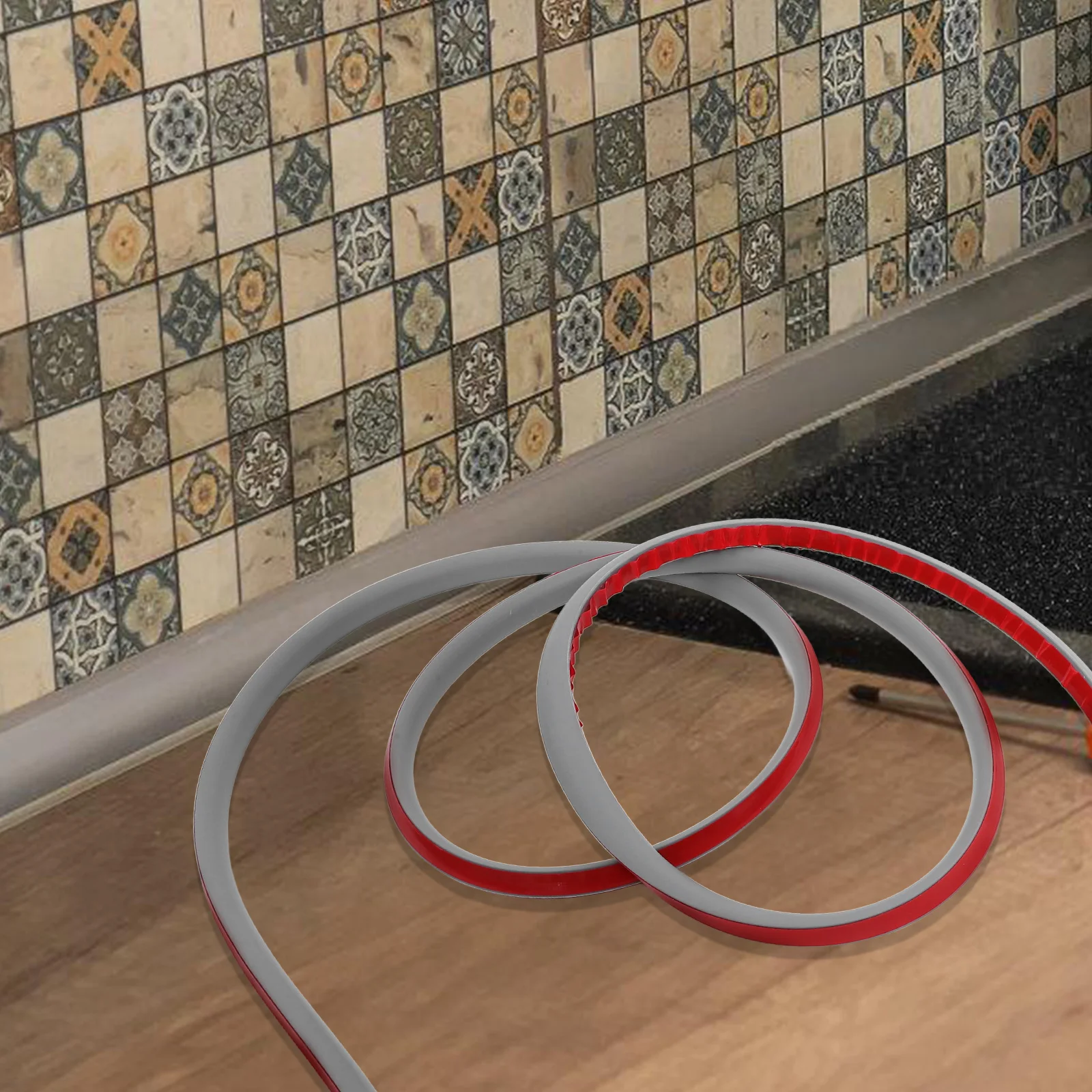 

Wall Corner Decorative Strips Quarter Round Countertops Molding Trim Elegant PVC Bathrooms Kitchen Flexible Adjustable Water