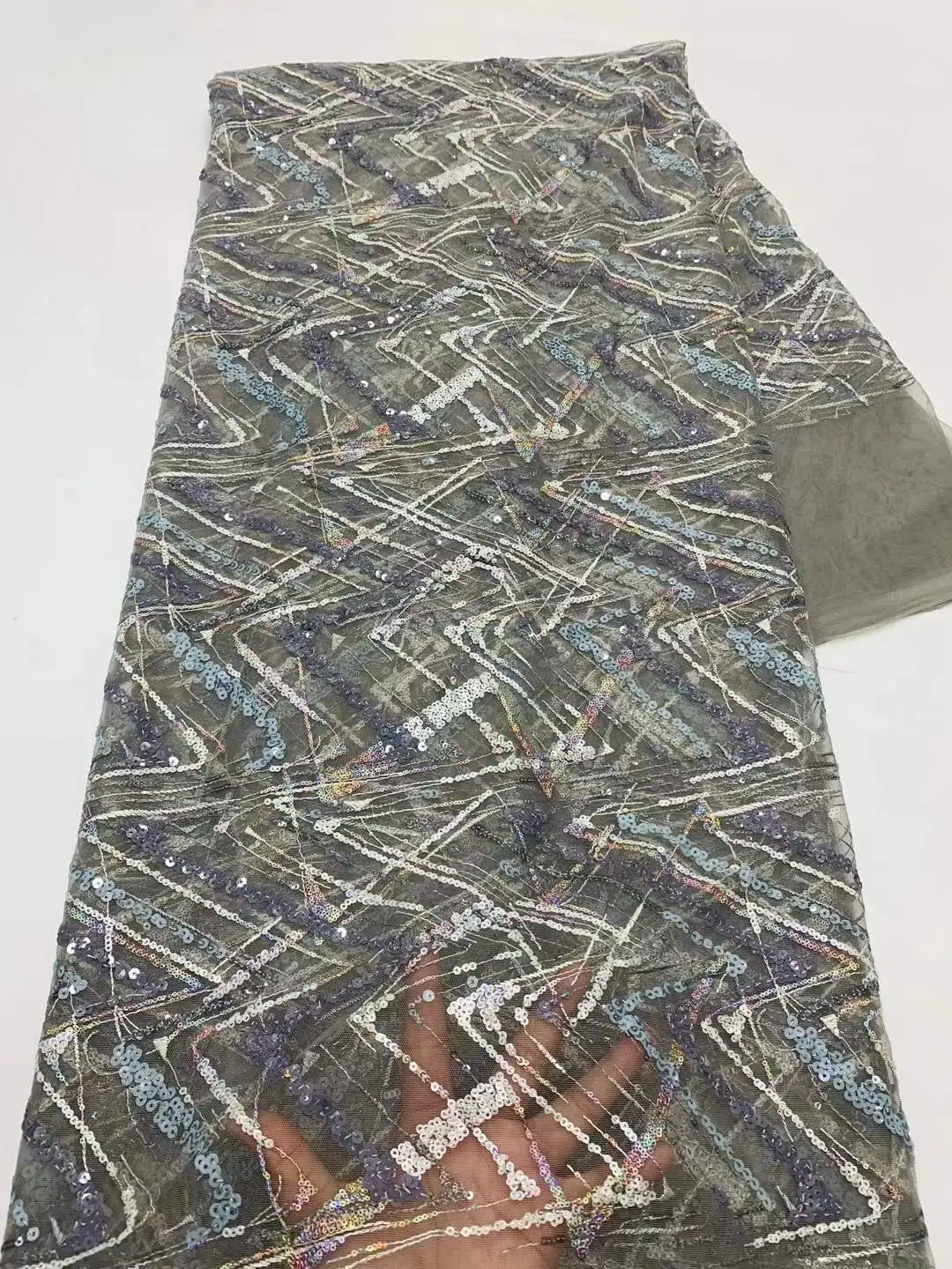 أفريقيا النيجيري مطرز الفرنسية شبكة الدانتيل مع الترتر جودة عالية 2025 التطريز الدانتيل الترتر الدانتيل لفساتين الزفاف النساء