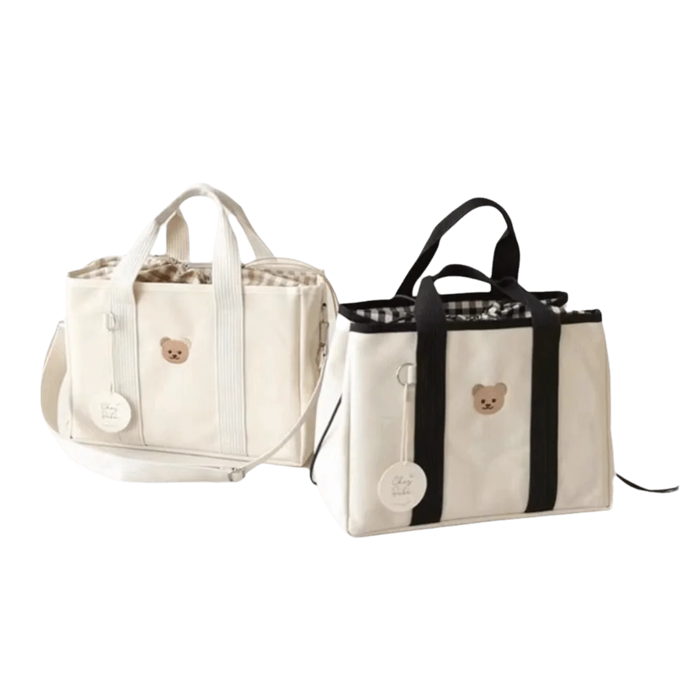 Practical Canvas Baby Diaper Bag High-capacity Heat Preservation Mommy Maternity Packs Multifunctional Mummy Bag
