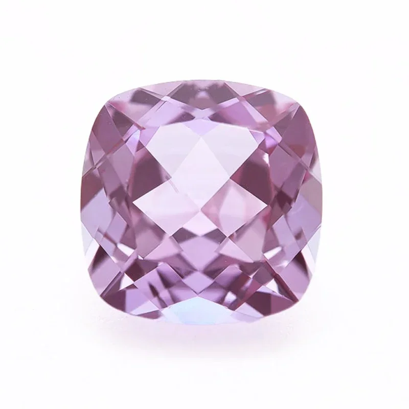 

Lab Grown Alexandrite Stone Square Cushion Shape Purple Color Charms Selectable AGL Certificate for Diy Jewelry Making Materials