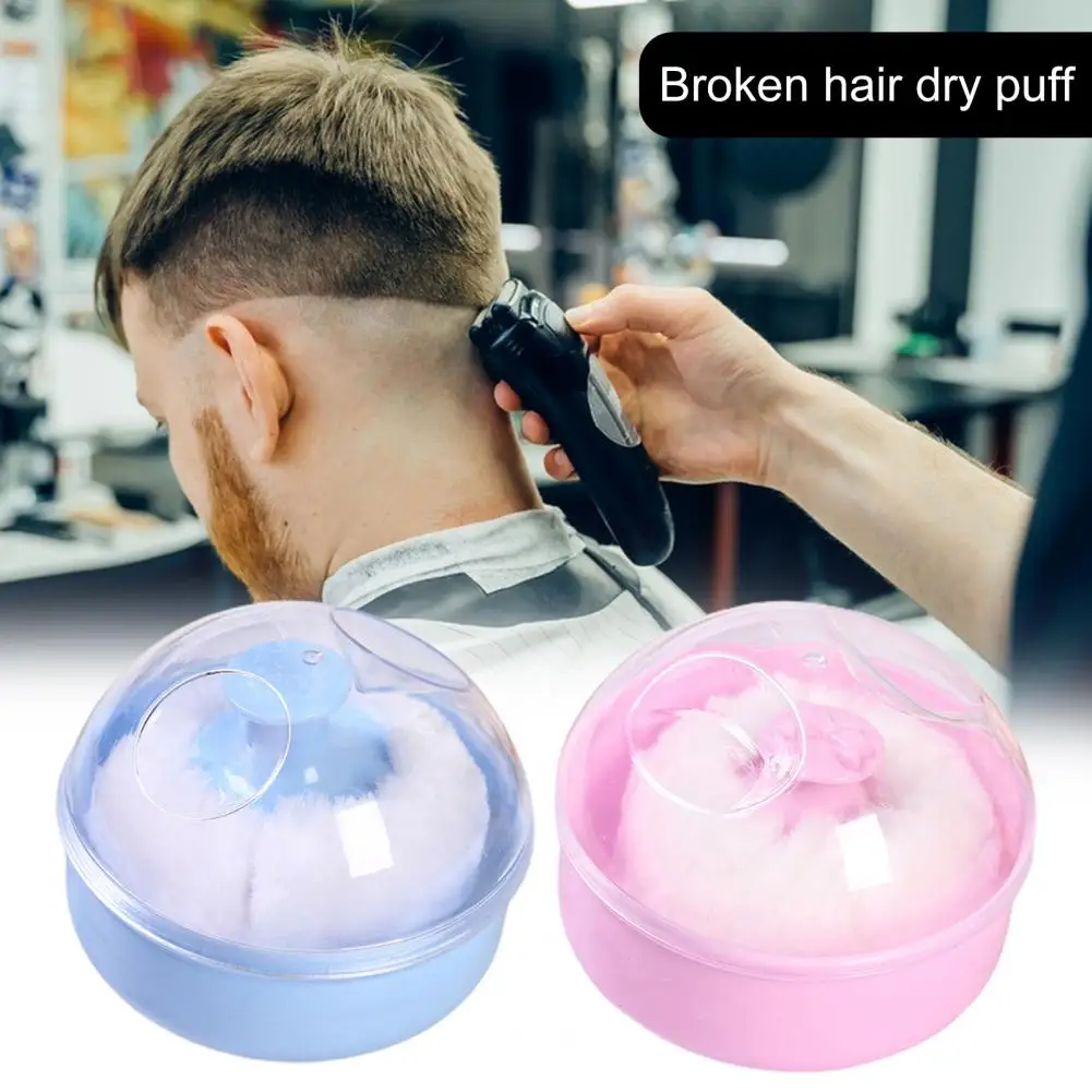 Useful Dry Powder Puff Fluffy ABS Baby Talcum Powder Container with Puff Reusable Powder Puff Box Makeup Tools