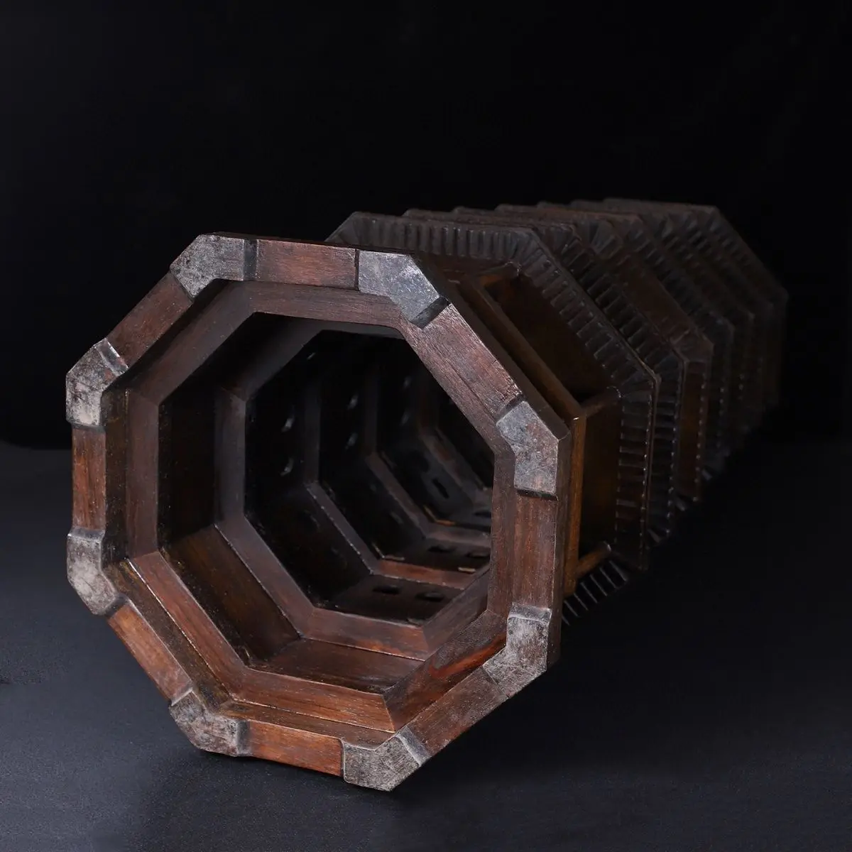 Rosewood large Wenchang tower ornament collection gift