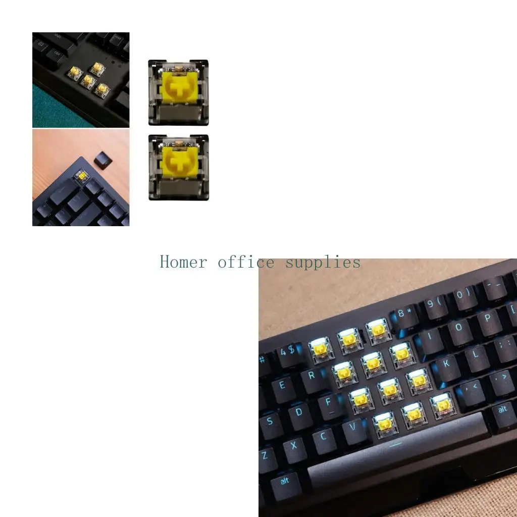 

K43B Mechanical Keyboard Switch RGB Yellow Switches Blackwidow