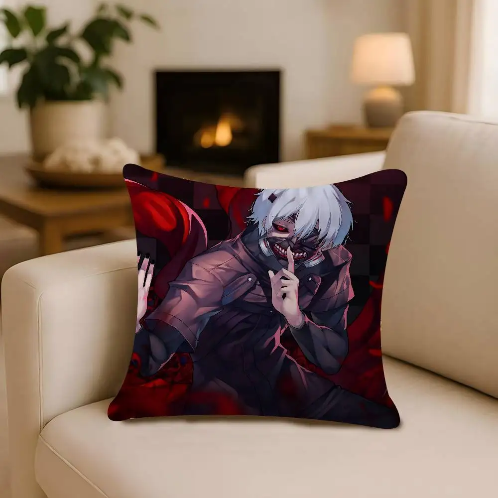 طوكيو الغول K-Kaneki-كين غطاء الوسادة 30x50 البوليستر وسائد أريكة وسائد رمي الزخرفية ديكور المنزل غطاء وسادة