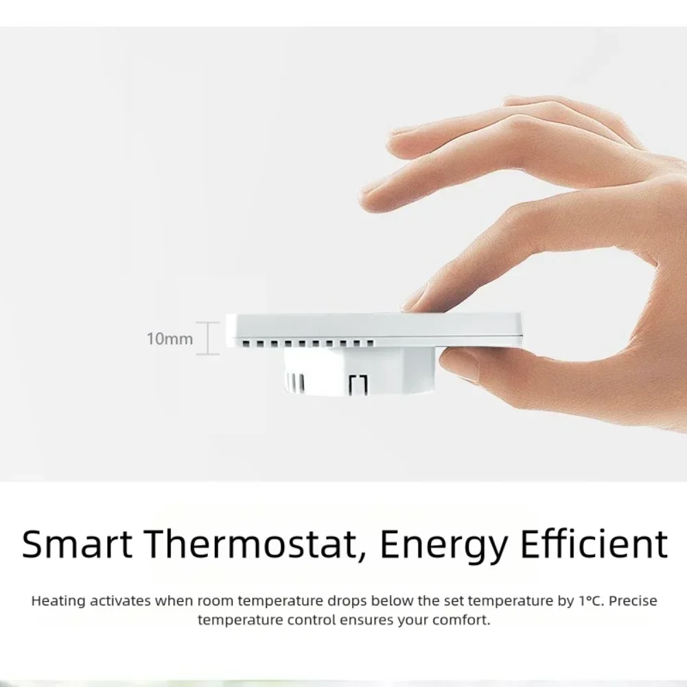 Smart Thermostat for Water Floor Heating and Electric Boiler with Accurate Temperature Sensor and Easy Installation