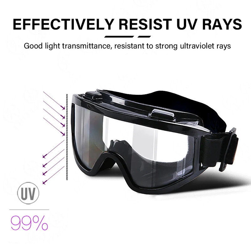 Motorcycle Goggles Glasses Men Women Eye Protect Off-road Cycling Safety Anti Dust Glasses Protection Moto Dust-proof Eyeglasses