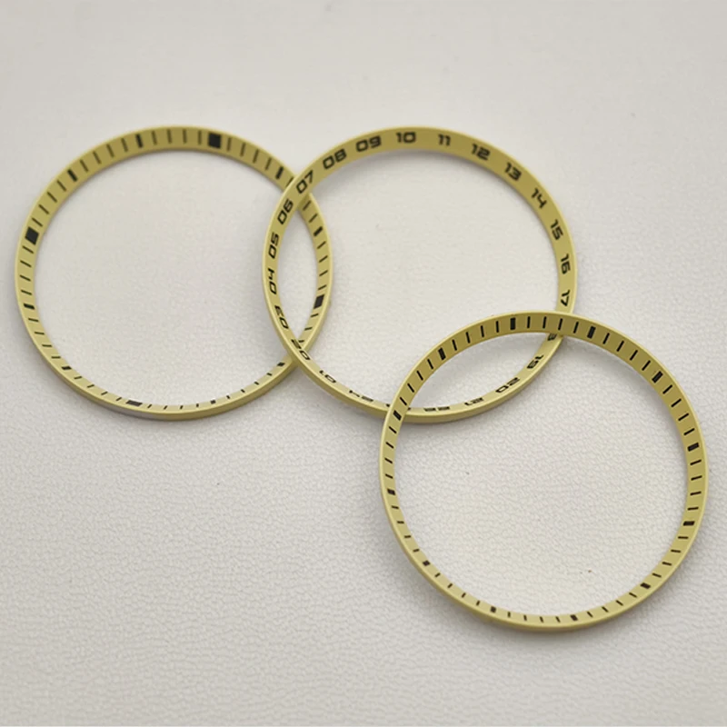 

30.5mm Watch Chapter Rings Fit SRPD SKX007 SKX009 Watch Case 30.5mm Plastic Inner Ring NH35 NH36 Movement Men's Watch Refit Part