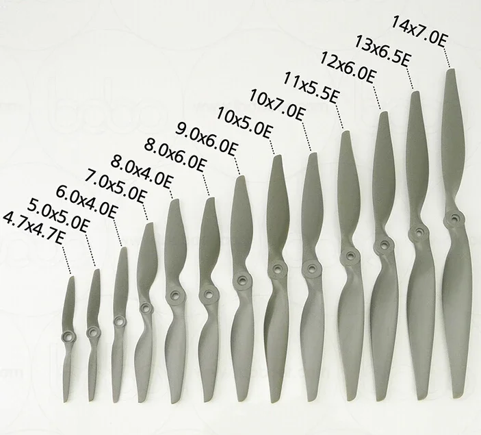 

5 шт./лот 6x4 E тонкий Электрический композитный Пропеллер для радиоуправляемого самолета 6 * 4E