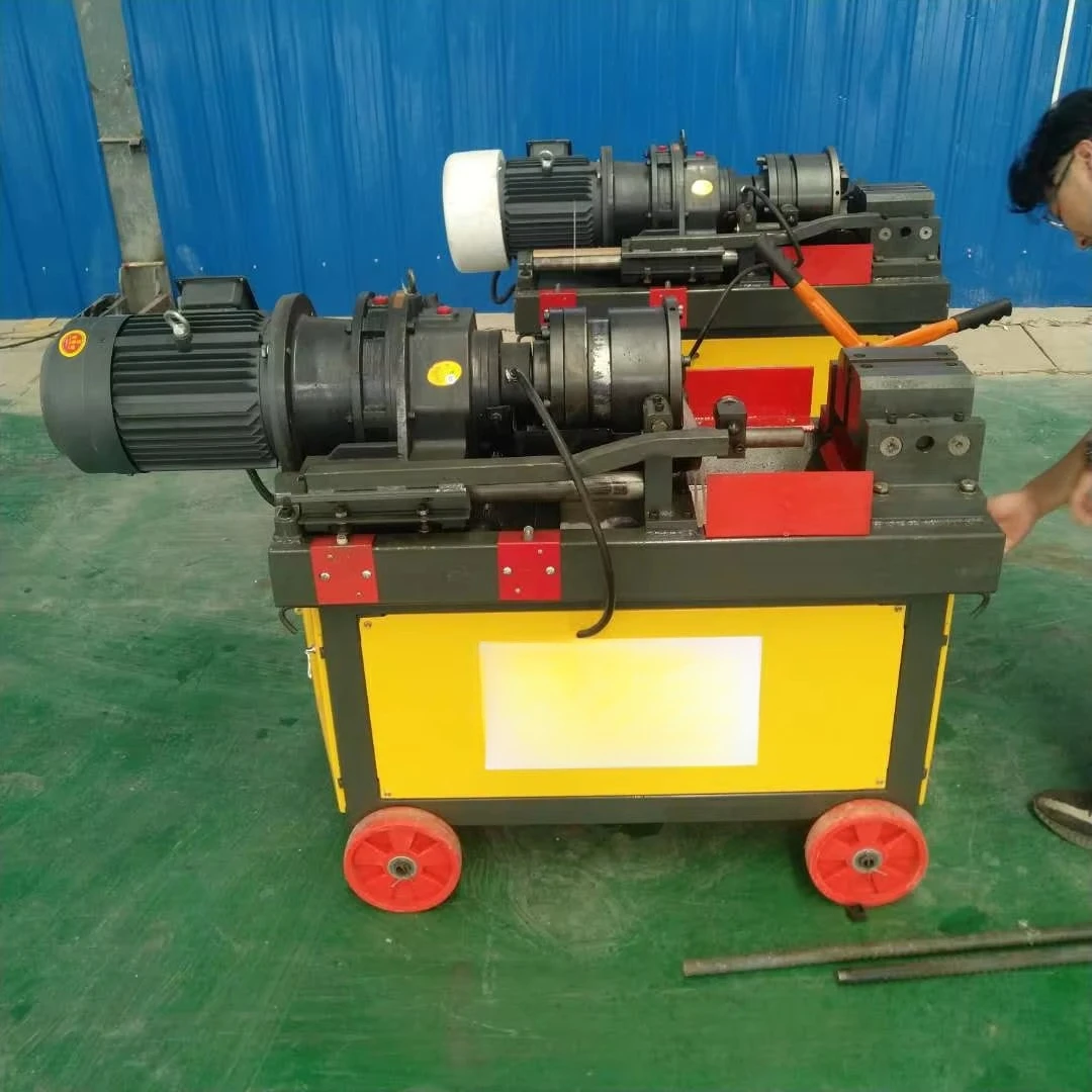 Picture 6: Bolt and Nut Making Machine Rebar Thread Screw Rolling Machine threading machine electric pipe threader customized