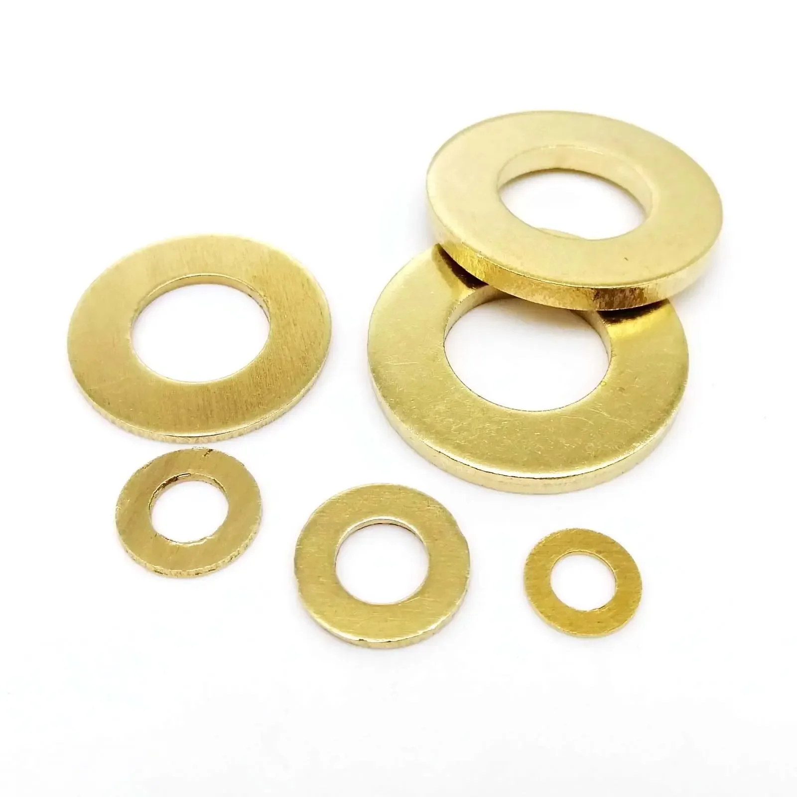 M2 M2.5 M3 حشية غسالة من النحاس النقي الصلب طبقة دائرية متوسطة الفيلم #3