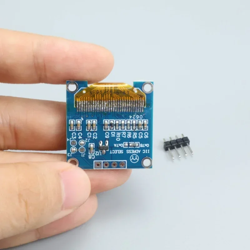 أصفر أزرق 0.96 بوصة OLED 4PIN 7PIN IIC وحدة عرض تسلسلية 128X64 I2C SSD1306 12864 لوحة شاشة LCD لاردوينو #4