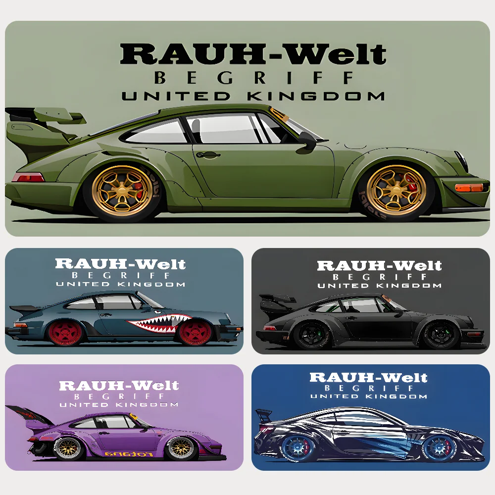 Японский спортивный автомобиль jdm RWB 911 964 933, коврик для мыши, игровой коврик для мыши, аксессуары для ПК, настольный коврик, коврик для клавиатуры, защитный коврик для мыши