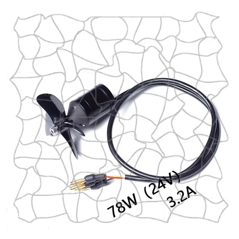 X1 Series 24V 3-6S 78W Brushless Underwater Thruster 1.1KG Thrust for ROV, Pool Cleaner&Model Boats - 50m Depth Waterproof with