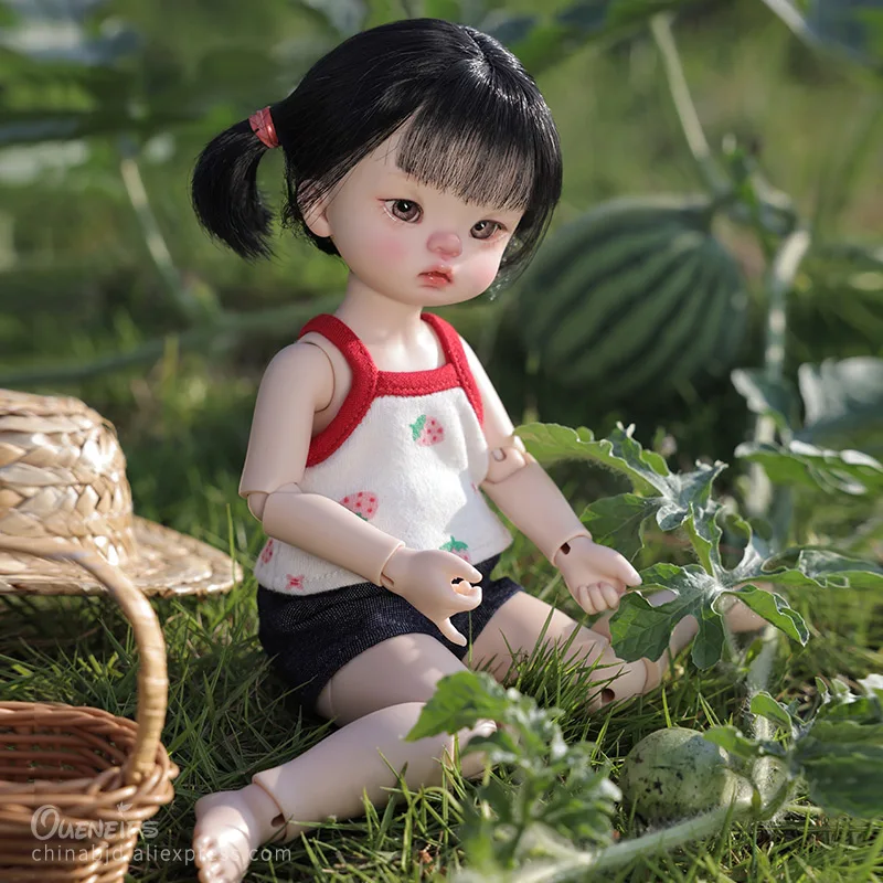 Shuga Fairy 1/6 Wandy The Straw Hats Girl Cute Dundun Body For Summer BJD Elvish Friend OF Your Home Ball Jointed Dolls