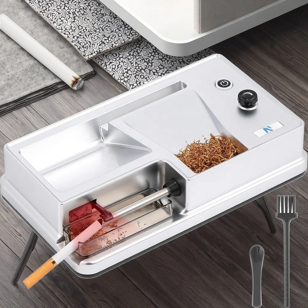 

Fully Automatic Electric Cigarette Rolling Machine Zigarettenstopfmaschine Commercial Cigarettes Tobacco Filling Making Roller