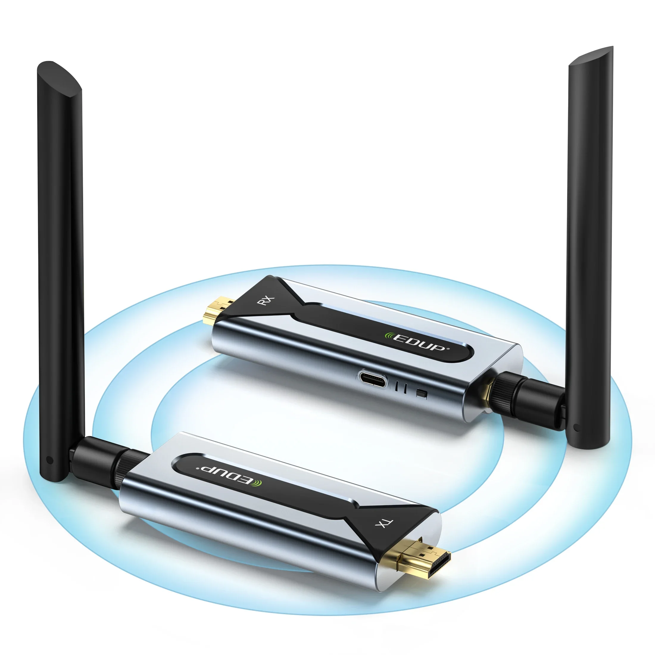 EDUP Long Range Wireless 150 Meters 1080P Video Transmitter and Receiver For HD Wireless Screen Mirroring and Extension