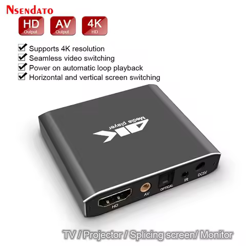 4K HDD Multimedia Player Full HD 1080P USB External Media Player With SD Media TV Box Support MKV H.265 MP4 HDD Video Player
