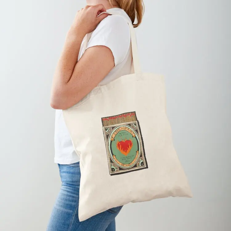 

Fire heart matchbook Tote Bag Canvas bag for women cute tote bag Canvas Shopping bags