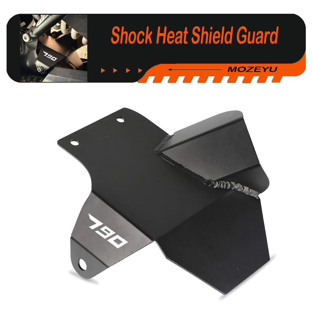 

890 Adventure R Rally Rear Shock Heat Shield Exhaust Pipe Protection Cover For 790 Adventure S R Rally 2019 - 2026 Shock Shield