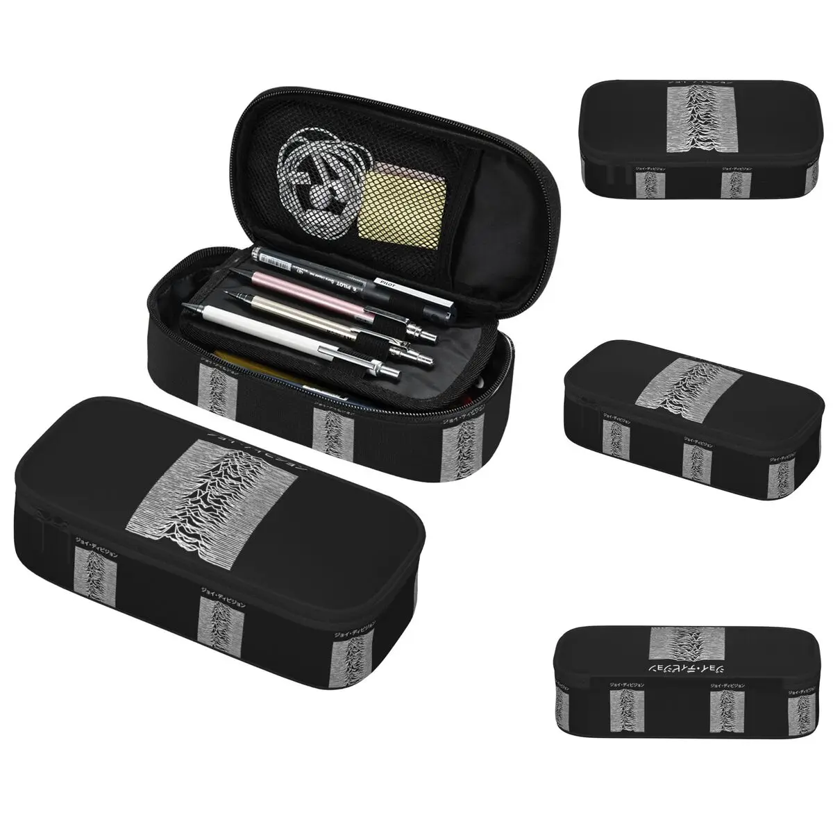 Joy Division Unknown Pleasures Pencil Case for Boy Girl School Pen Box Pencil Bag Stationery Supplies Pen Holder Bag