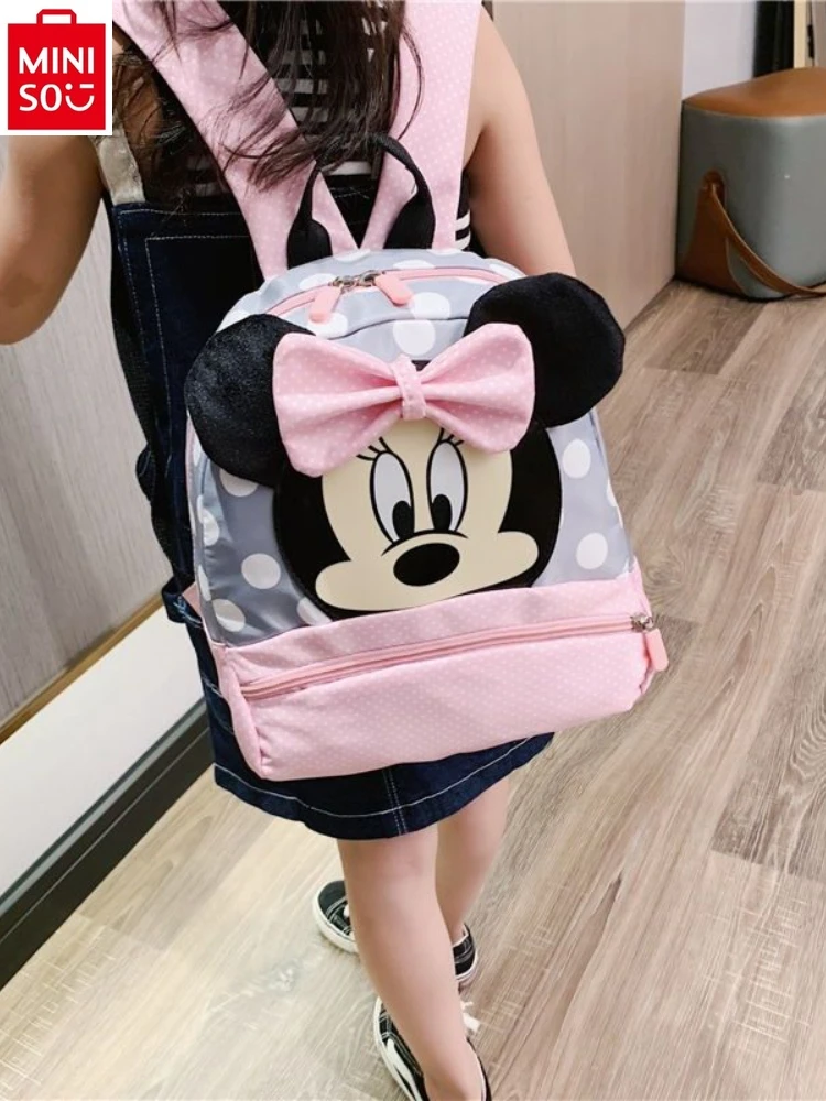 

MINISO Kindergarten 3-5-year-old Cute Cartoon Girl Backpack Children's Waterproof, Breathable, and Load Reducing backpack