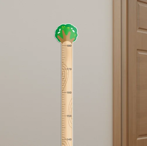 لطيف الكرتون الارتفاع ملصق ديناصور الزرافة جدار الارتفاع مسطرة قياس ملصق غرفة الأطفال رياض الأطفال الديكور #4